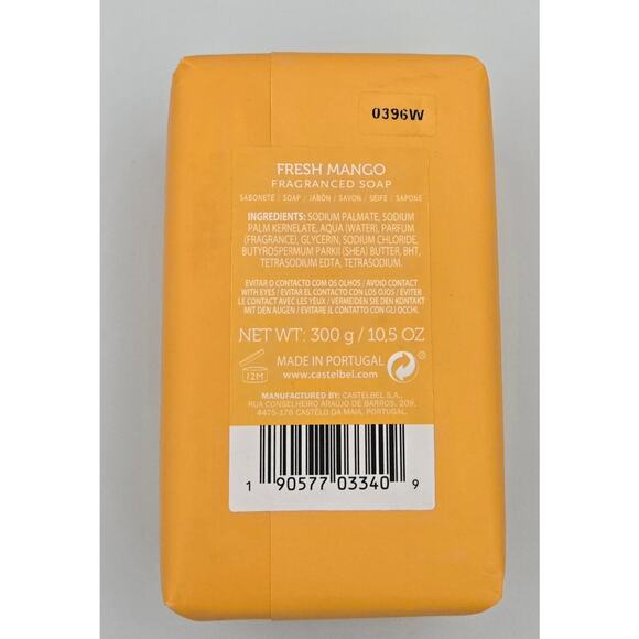Castelbel Fresh Mango Fragranced Soap Bar 10.5 oz - Picture 7 of 11